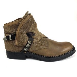 A.S.98 Leather Ankle Bootie Vance Size EU 37 U.S. 6.5 - 7